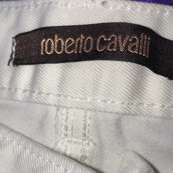 EUC Roberto Cavalli White Denim Jeans - Picture 2 of 14